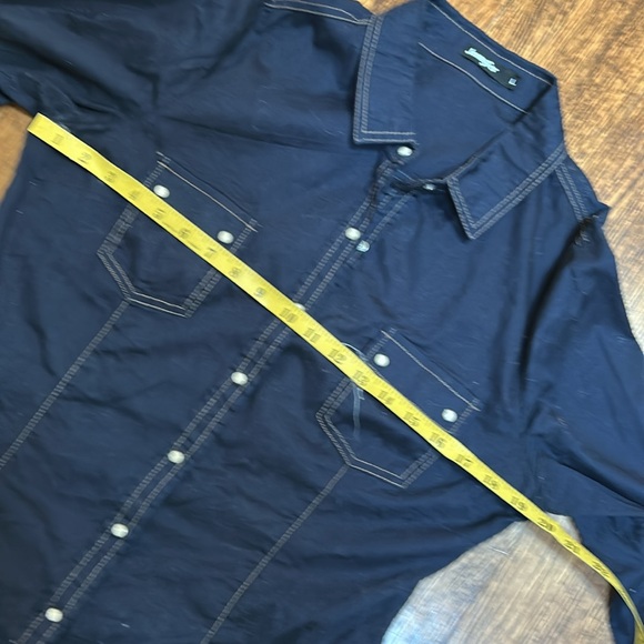 Indigo Denim Style Shirt - Picture 7 of 9